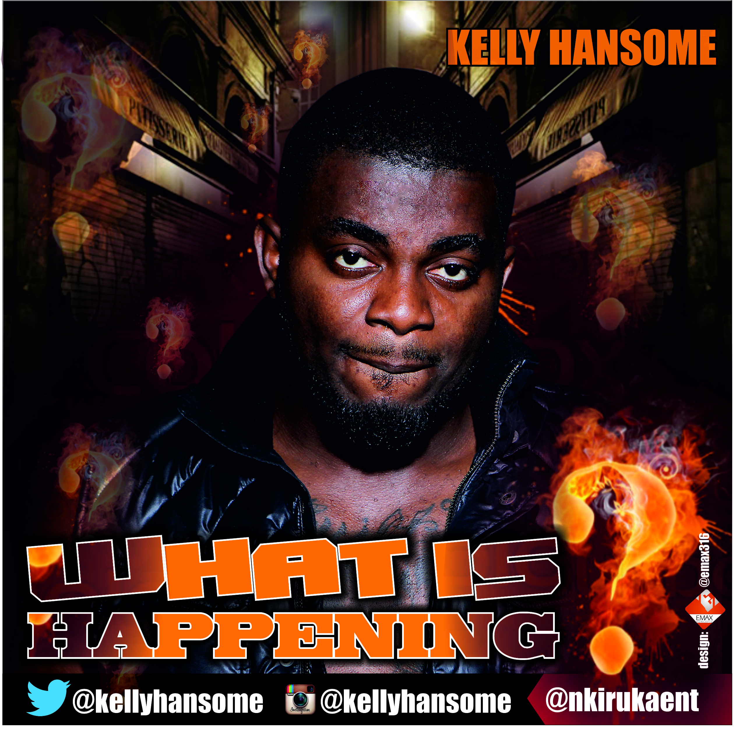 Kelly Hansome what is happening cover art