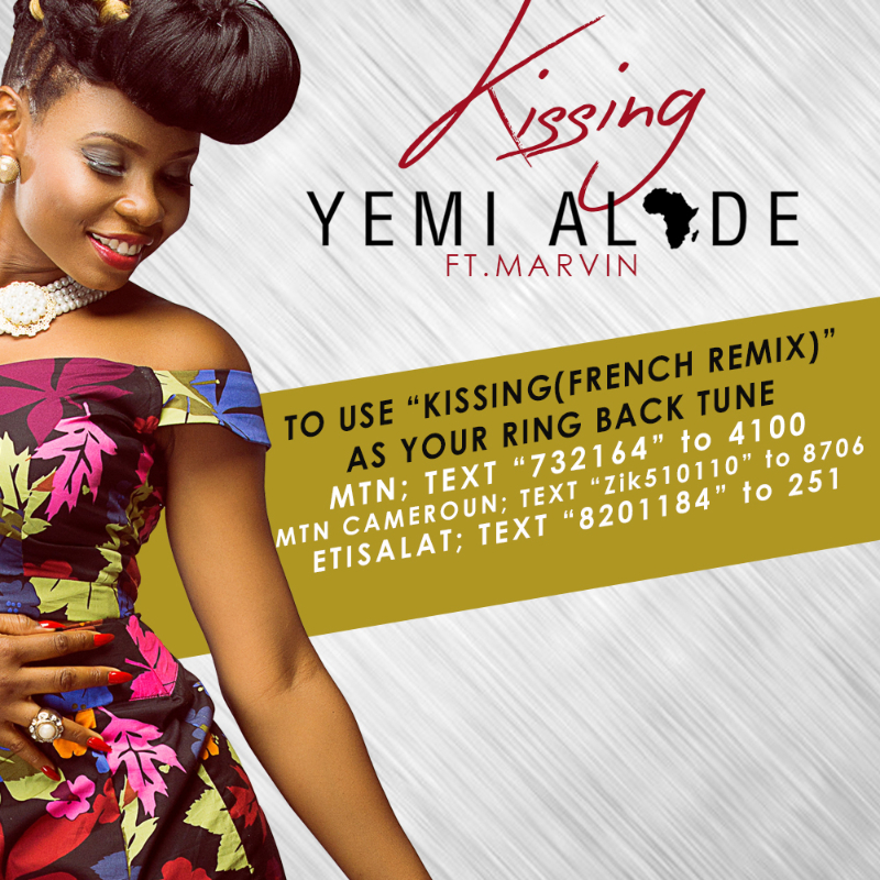 Yemi Alade - Kissing (Remix) ft. Marvin - Poster