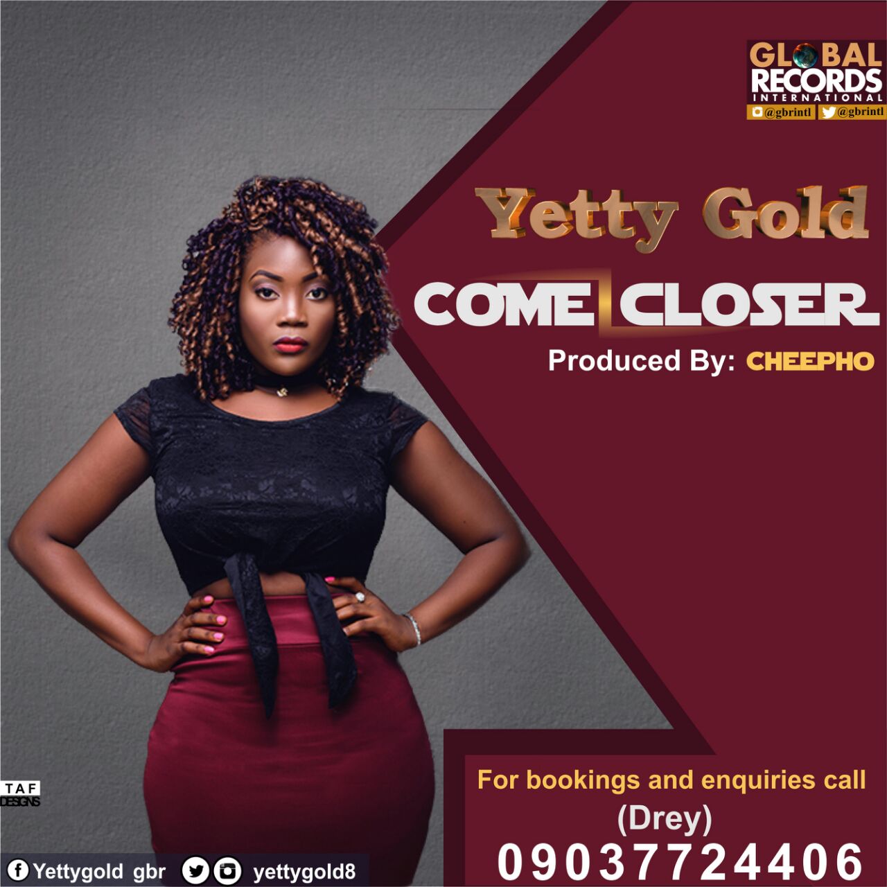 Yetty Gold - Come Closer (prod. Cheepho)