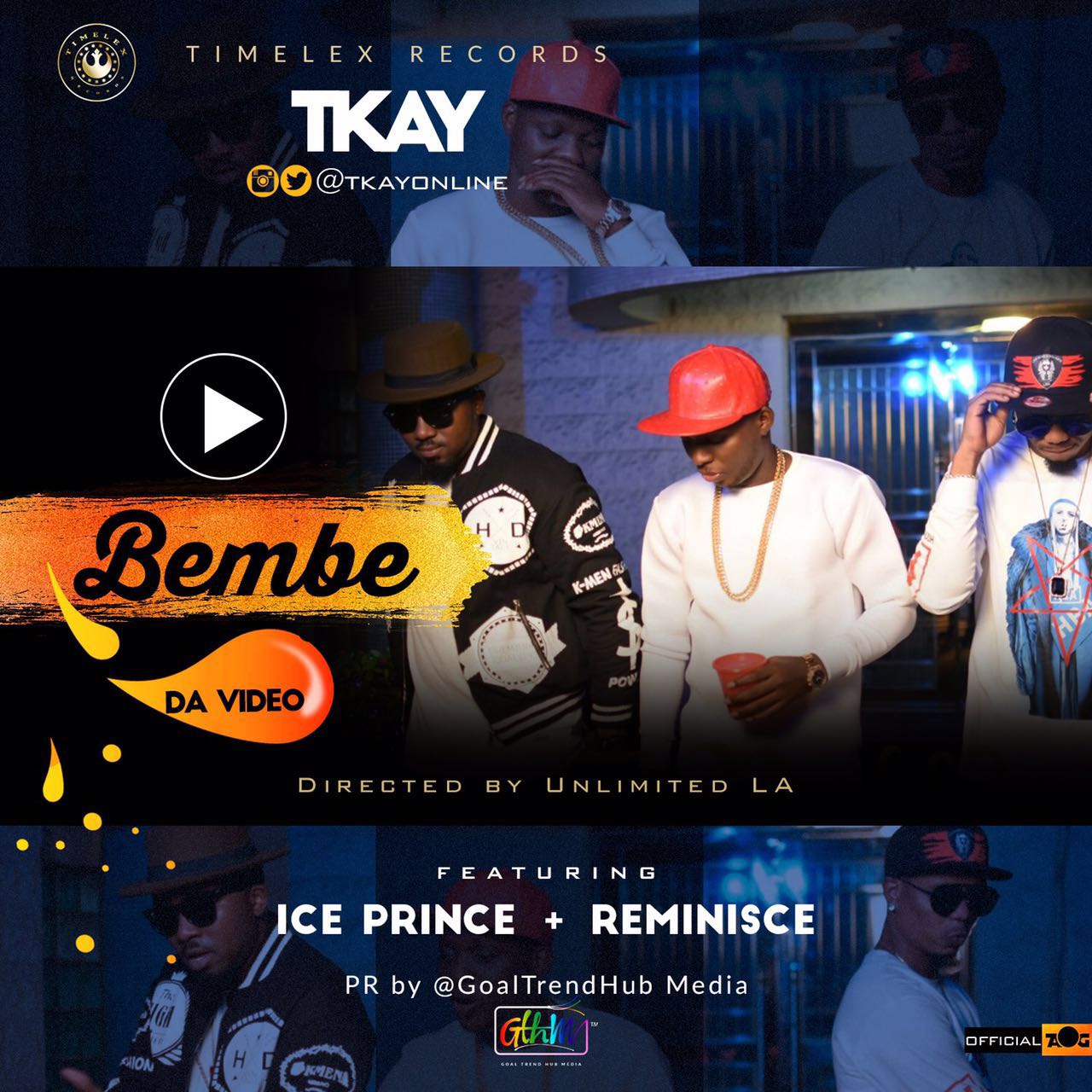 VIDEO: Tkay ft. Ice Prince x Reminisce - Bembe