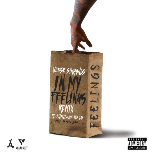 Verse Simmonds - In My Feelings (Remix) Ft. Akon, Pitbull & Ayo Jay