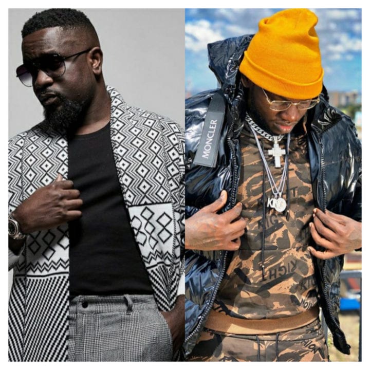 Sarkodie (left), Khaligraph Jones (right)