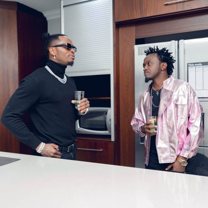 Bahati Links Diamond Platnumz In Johannesburg | Notjustok East Africa