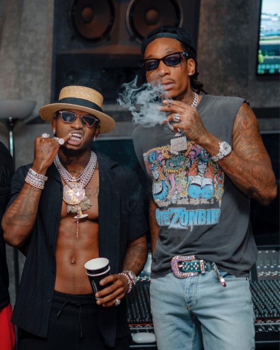 Diamond Platnumz with Wiz Khalifa