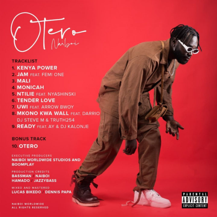 "Otero" tracklist