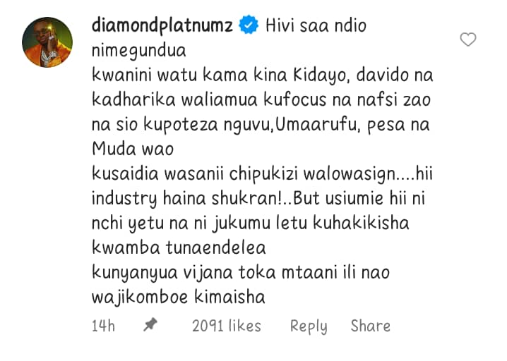 Diamond Platnumz CEO