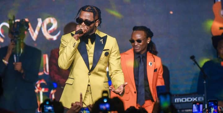 Barnaba Classic With  Diamond Platnumz On Album  Launch 