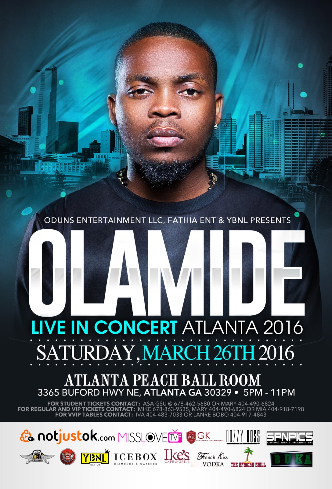OLAMIDE LIVE IN CONCERT Atlanta on March 26 2016 Latest Naija