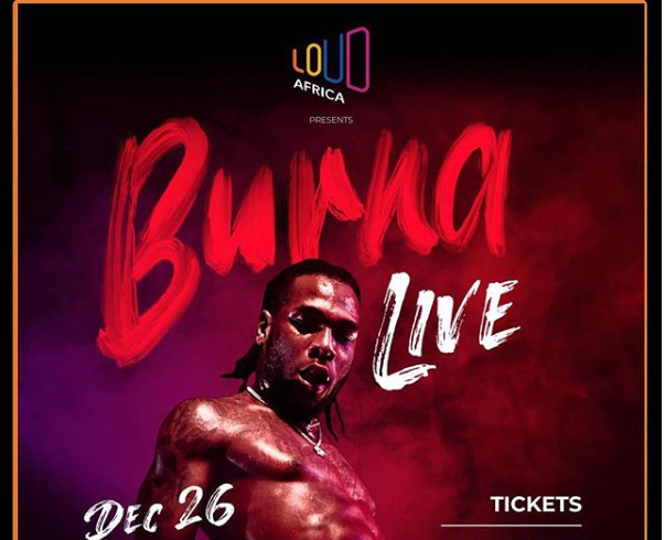 #BurnaLive: Burna Boy Announces Date For Headline Concert In Lagos!