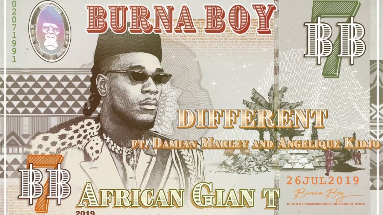 Burna Boy Different Ft Damian Marley Angelique Kidjo Notjustok burna boy different ft damian marley