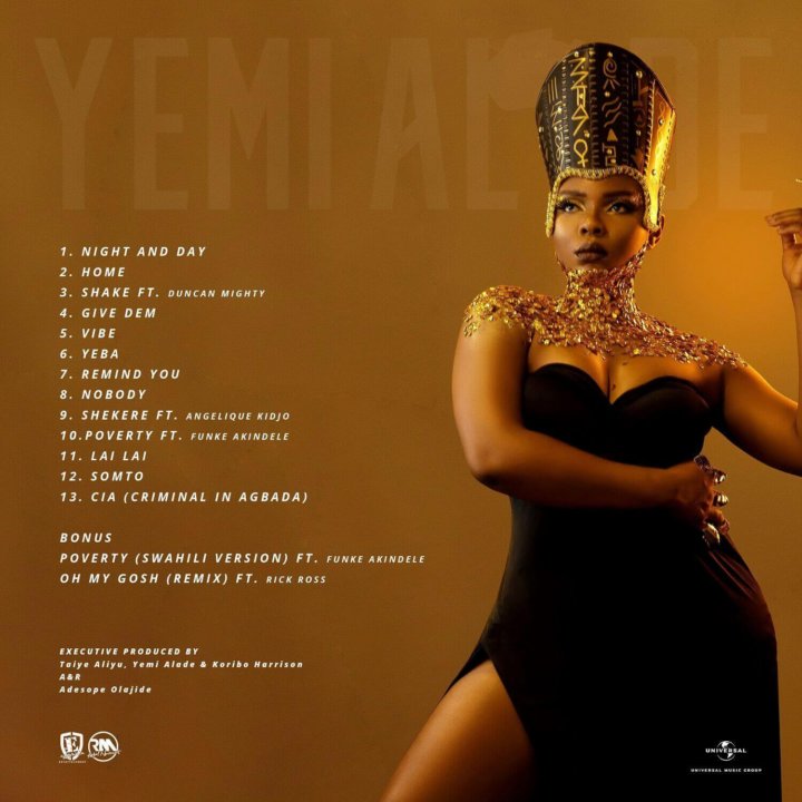 Yemi Alade - Woman Of Steel Album Tracklist