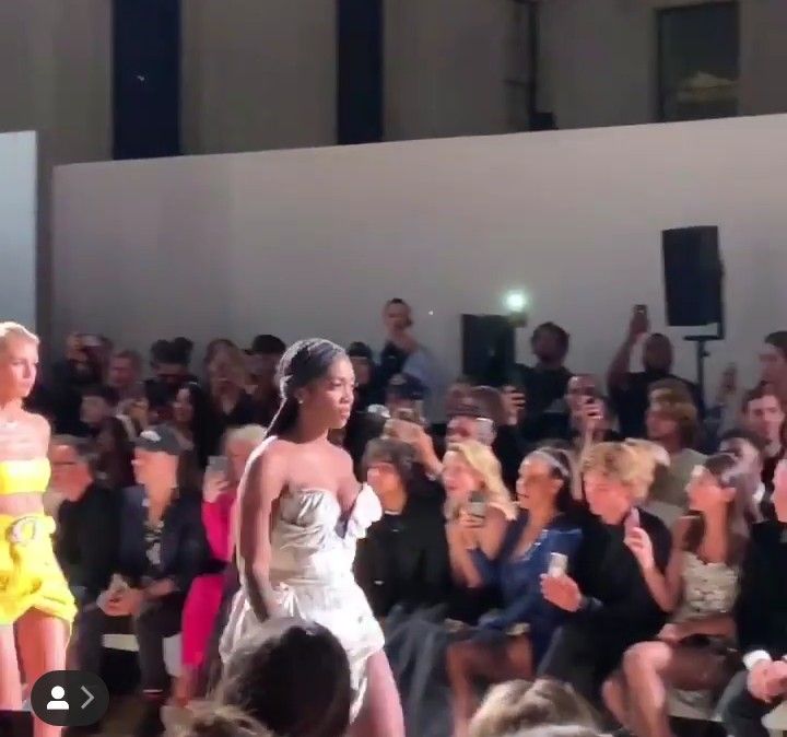 Tiwa Savage on Runway at the New York Fashion Week 2019