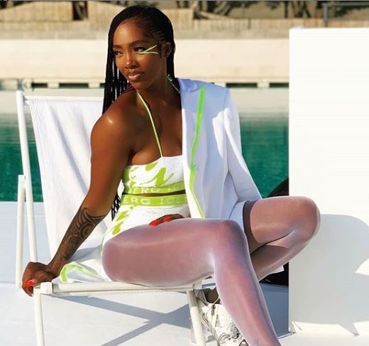 Tiwa Savage Thrills Fans With Her Twerking