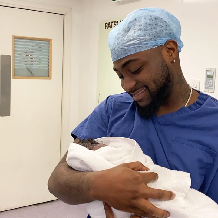 Davido Shares First Photo of Himself & His Son - Ifeanyi Adeleke