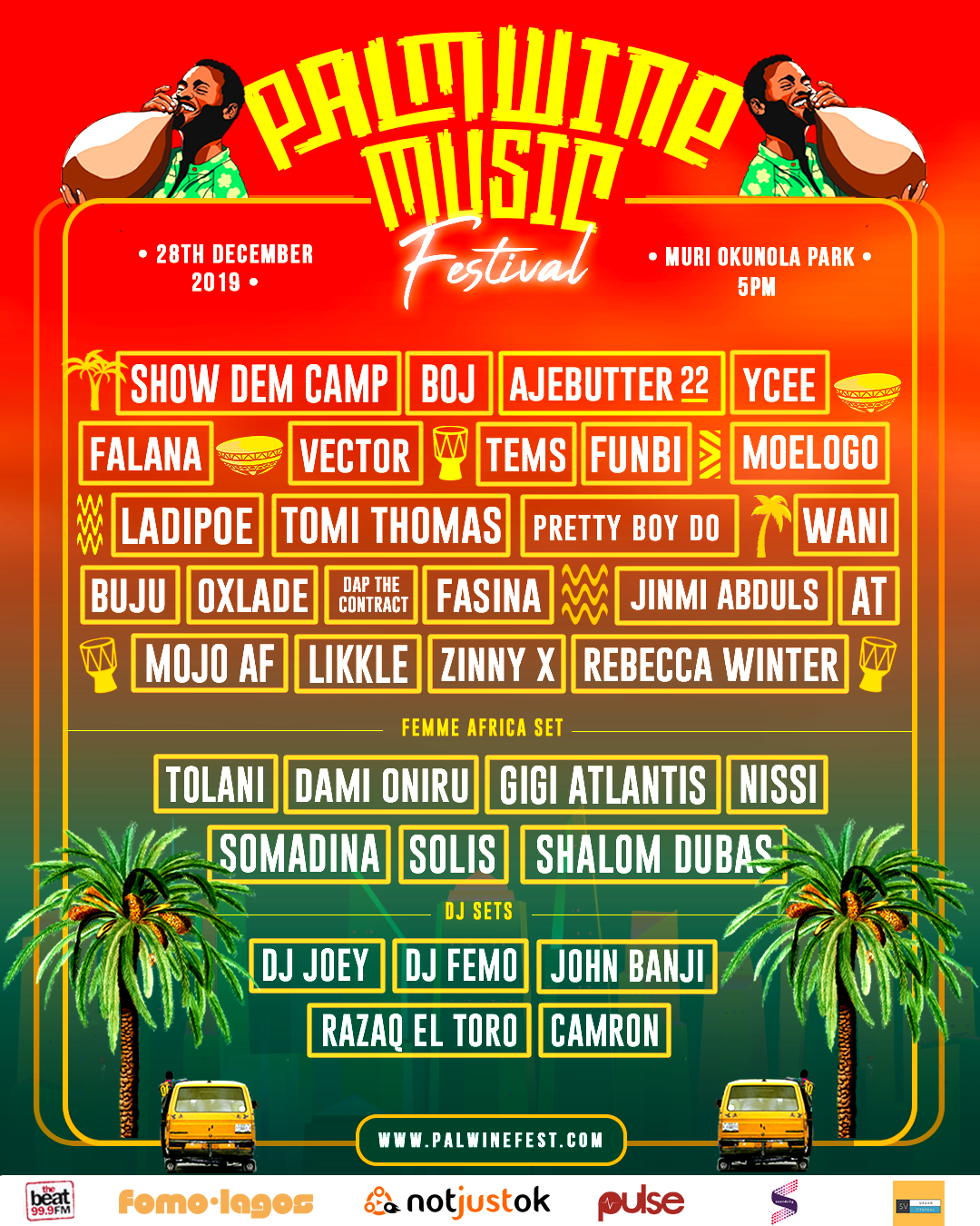 Show Dem Camp Announces "Palmwine Music Festival" 2019