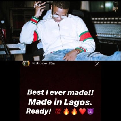 Wizkid Says Made In Lagos Is Ready! Hints Burna Boy, H.E.R, Ella Mai Collab | Watch