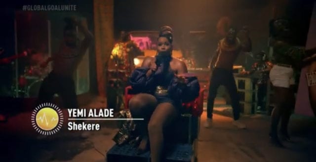 Yemi Alade Represents Africa With “Shekere” Live Performance For Global Citizen’s “Global Goal: Unite for Our Future”