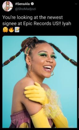 Sho Madjozi Signs Record Deal With International Label, Epic Records, U.S