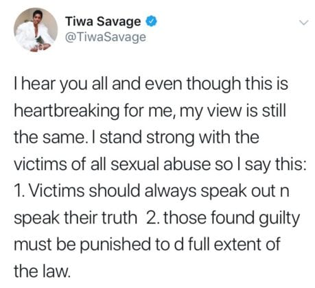 Don Jazzy, Tiwa Savage, MI Abaga React To D'banj & Seyitan's Rape Case