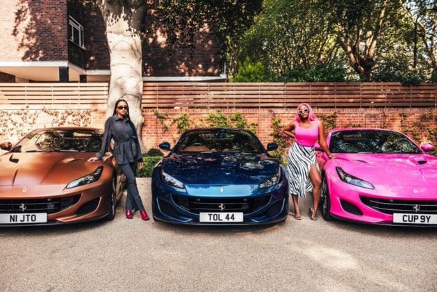 Cuppy Otedola Ferrari