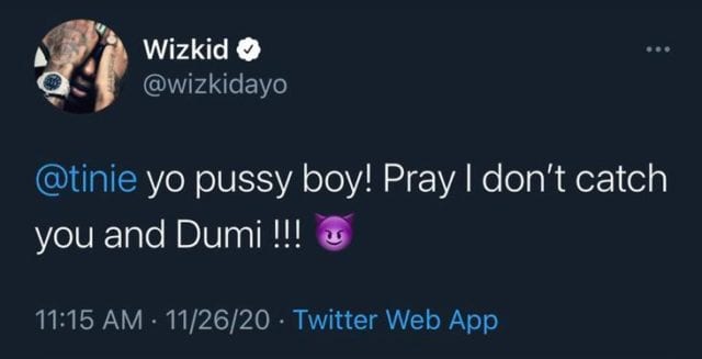 Wizkid Disturbing Lagos tweet