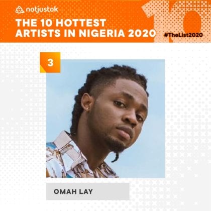 Omah Lay - Top Nigeria 2020 | #TheList2020