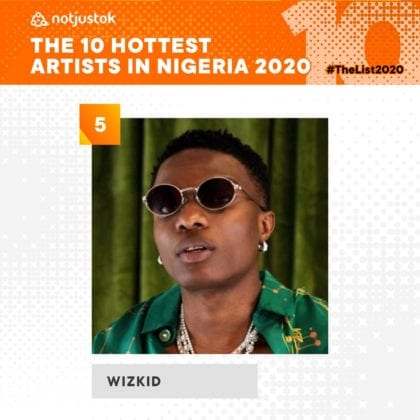 Wizkid - The 10 Hottest Artists in Nigeria 2020 | #TheList2020