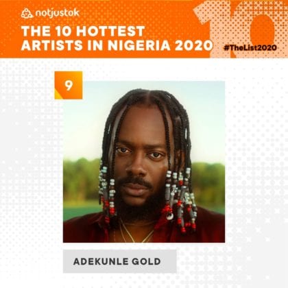 Adekunle Gold AG Baby - Hottest Nigeria Musician 2020 | #TheList2020