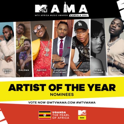 MTV MAMA Awards 2021 Nomination list features Wizkid, Burna Boy, Tiwa