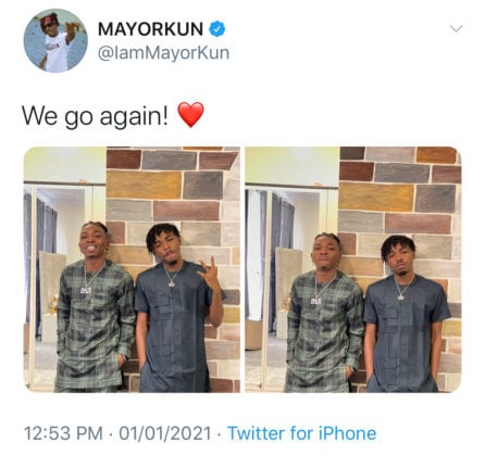 Dmw Act Mayorkun Excites Fans On Twitter With His Lookalike Notjustok