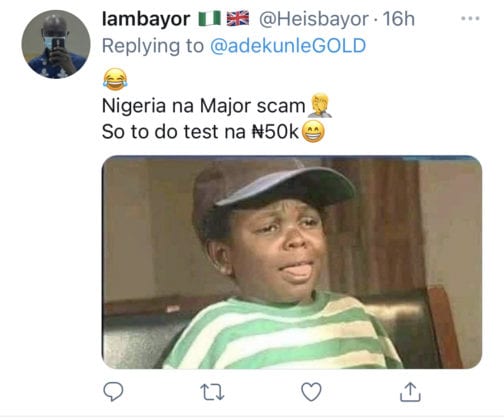 COVID-19: Adekunle Gold Questions Price of Test in Nigeria