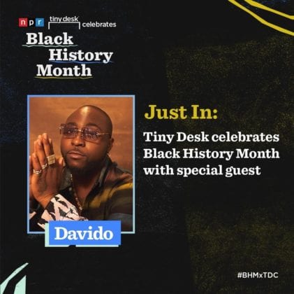 Davido NPR Tiny Desk