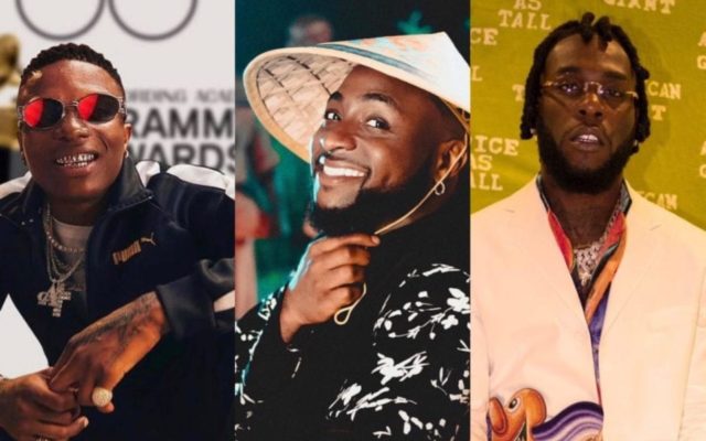 Davido Congratulates Wizkid & Burna Boy on Grammy wins