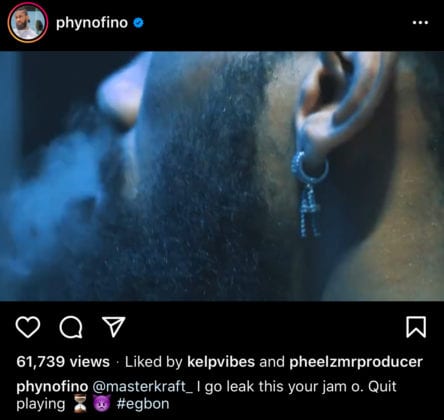 Phyno and Masterkraft song