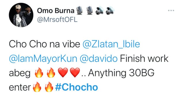 Zlatan New Song. Zlatan, Davido, Mayorkun - Cho Cho Mp3 Download