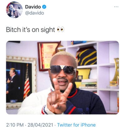 Davido Calls Out Yomi fabiyi