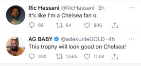 Nigerian Artistes' Reaction To Chelsea's Victory is Hilarious! READ