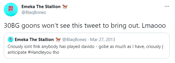 Blaqbonez Clashes With 30BG Fans Over Davido Tweet | NotjustOK