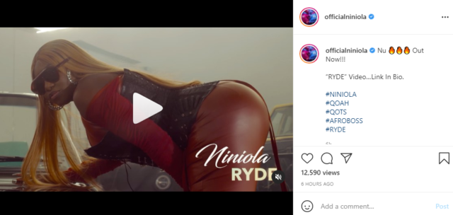 Niniola Delivers The Official Music Video for 'Ryde' | Watch