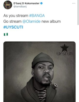 Don Jazzy, Timi Dakolo, Do2dtun, and Others React to Olamide's 'UY Scuti'