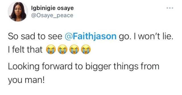 Nigerians React as Faith Jason Exits Nigerian Idol at Top 4 Stage