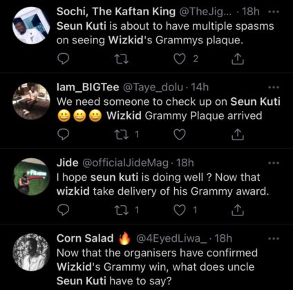 Seun Kuti Wizkid FC