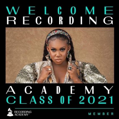 Niniola Joins Grammy Recording Academy With the Class of 2021
