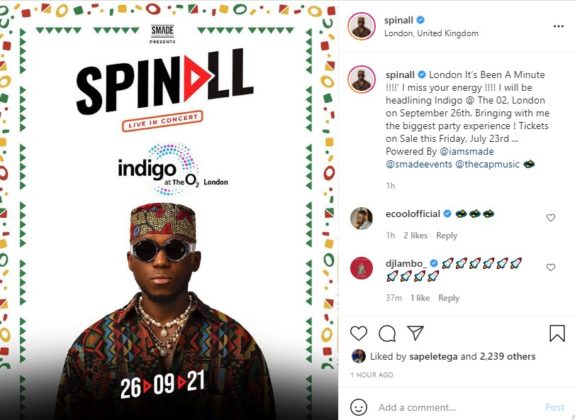DJ Spinall Is Taking His Live Concert to London