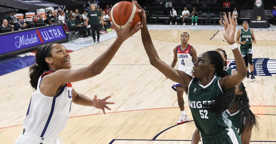 Nigerian Female Basketball Loses to USA In Final Pre-Olympic Exhibition