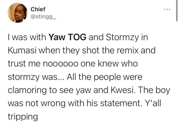 Was Yaw Tog Wrong for Saying He Made Stormzy More Popular in Ghana?