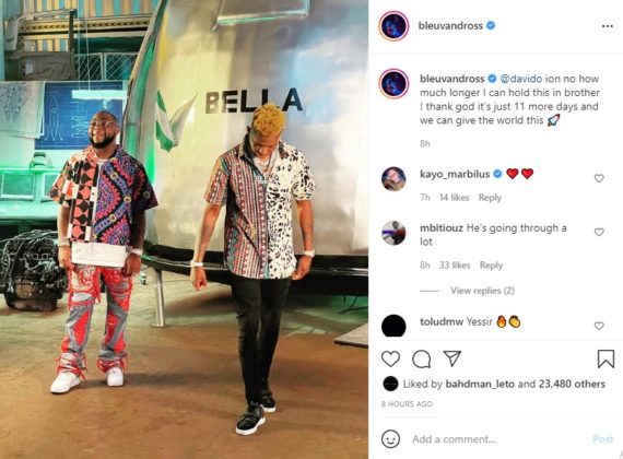 Yung Bleu Discloses Release Date for Collab With Davido, Here's How