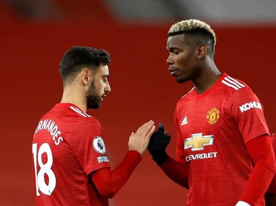 Fernandes and Pogba
