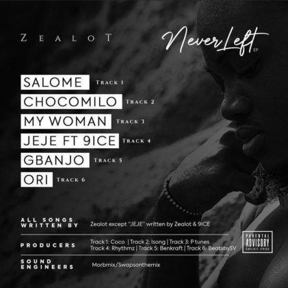 LISTEN: Zealot - Never Left EP | Mp3 « NotJustOk