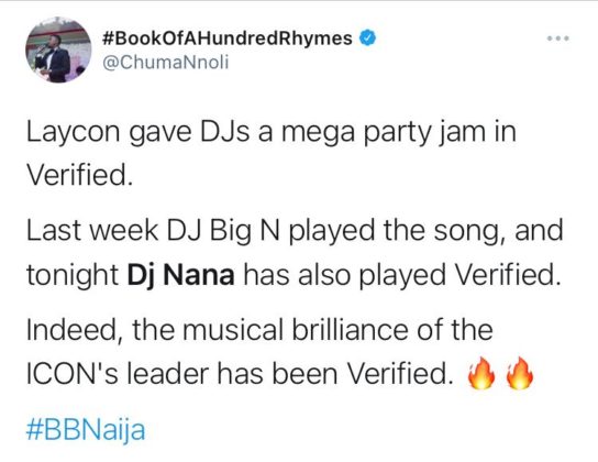 BBNaija Reactions Trail Dj Nana Set at Saturday Night Party